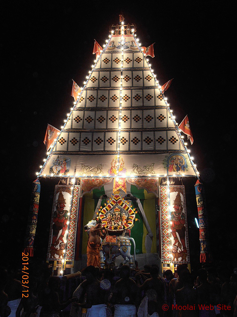 வதிரன்புலோ முத்துகுமாரசாமி தேவஸ்தான சப்பறத் திருவிழா 2014